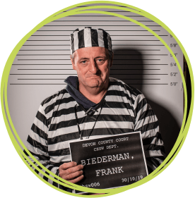 Cllr Frank Biederman at Jail and Bail